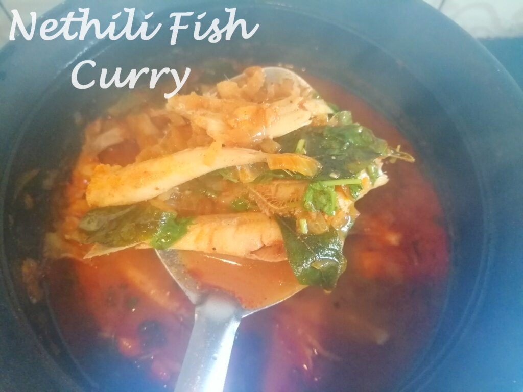 Nethili Fish Curry