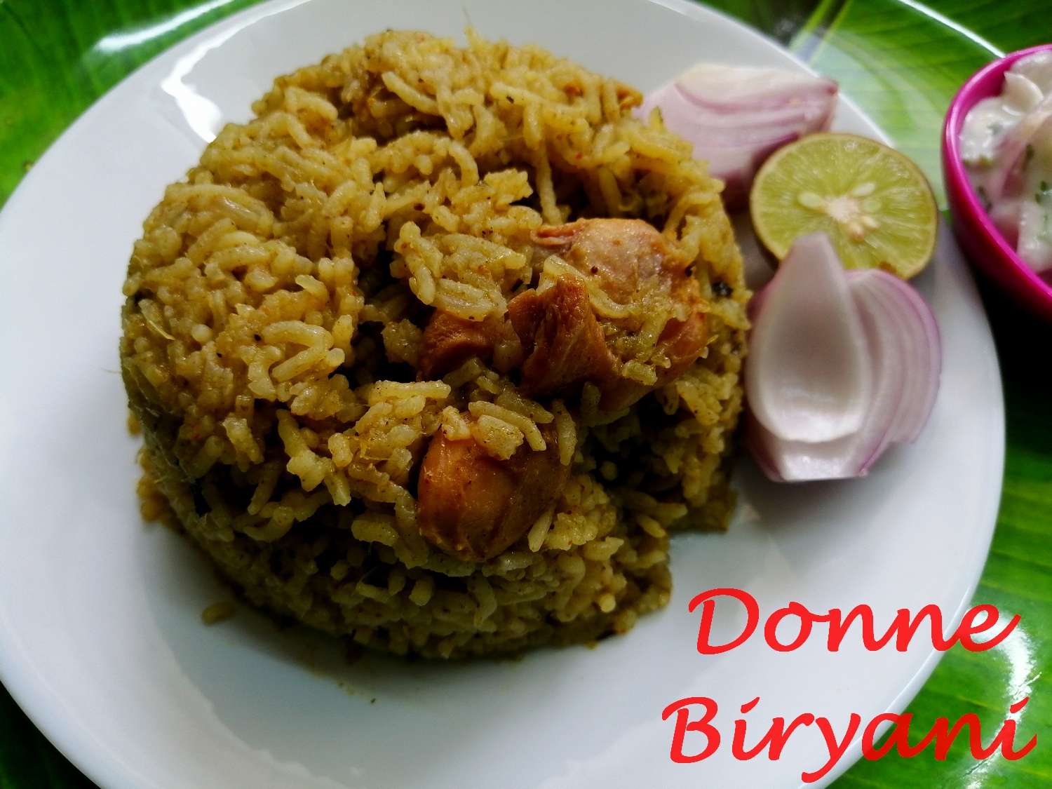 Chicken Donne Biryani | Donne Biryani