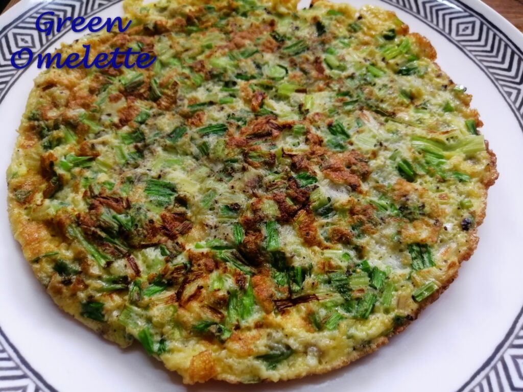 healthy Green Omelette