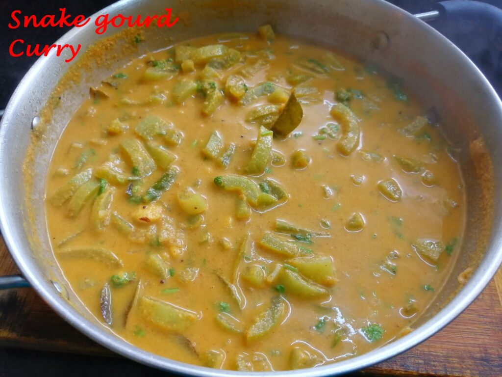 Snake gourd curry | how to make snake gourd gravy, korma