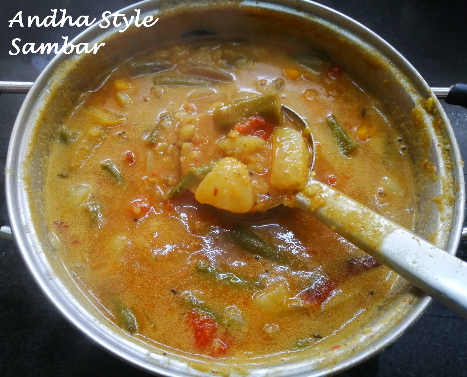 Andhra Style Sambar Recipe - Yummy Ashas Kitchen