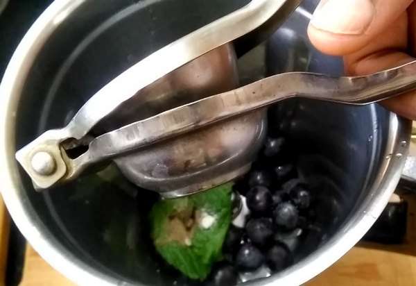 Black grapes juice recipe