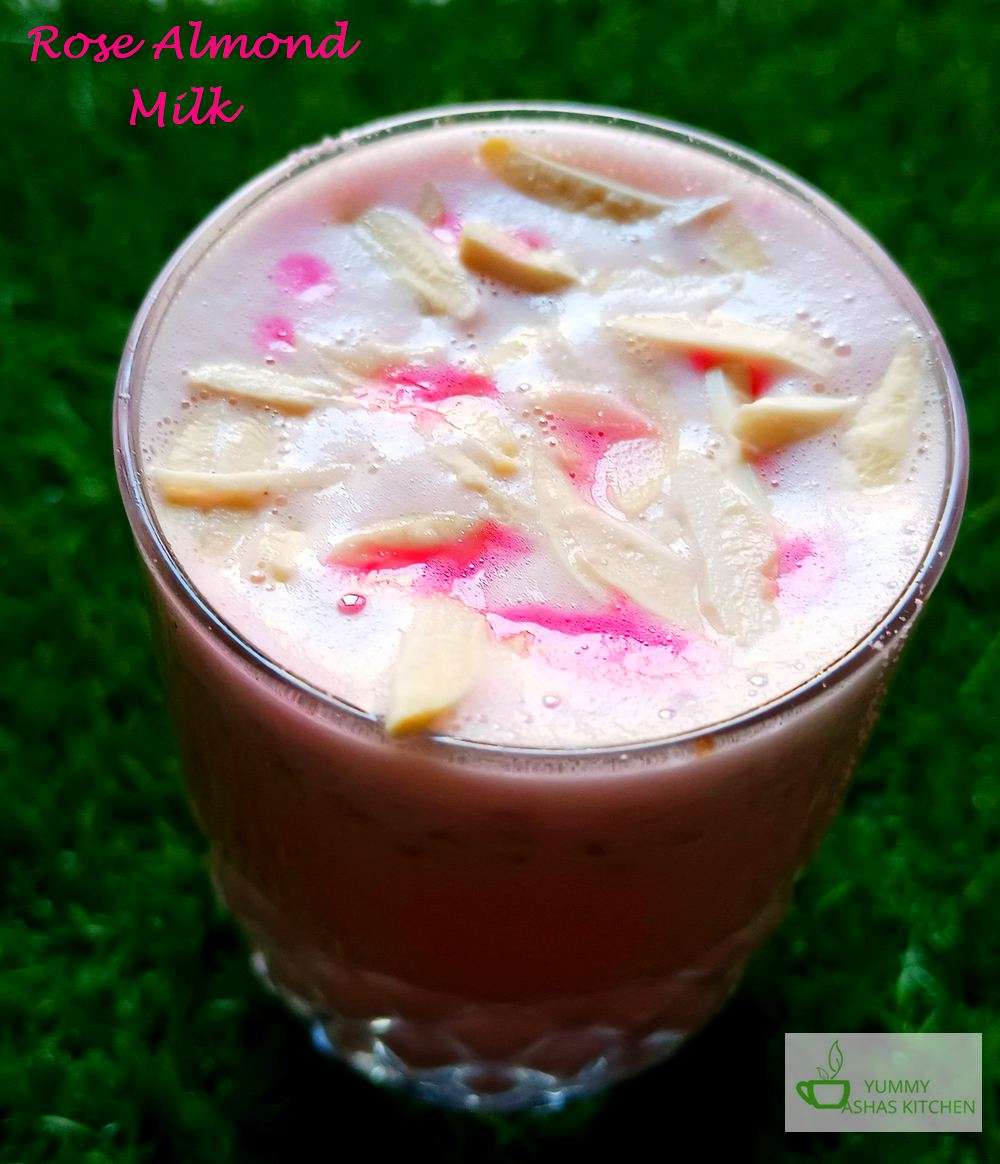 Rose Almond Milk Recipe
