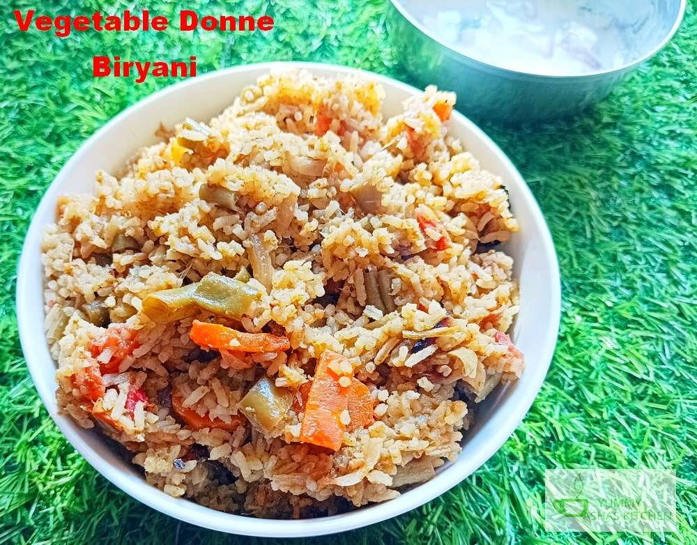 Vegetable Donne Biryani