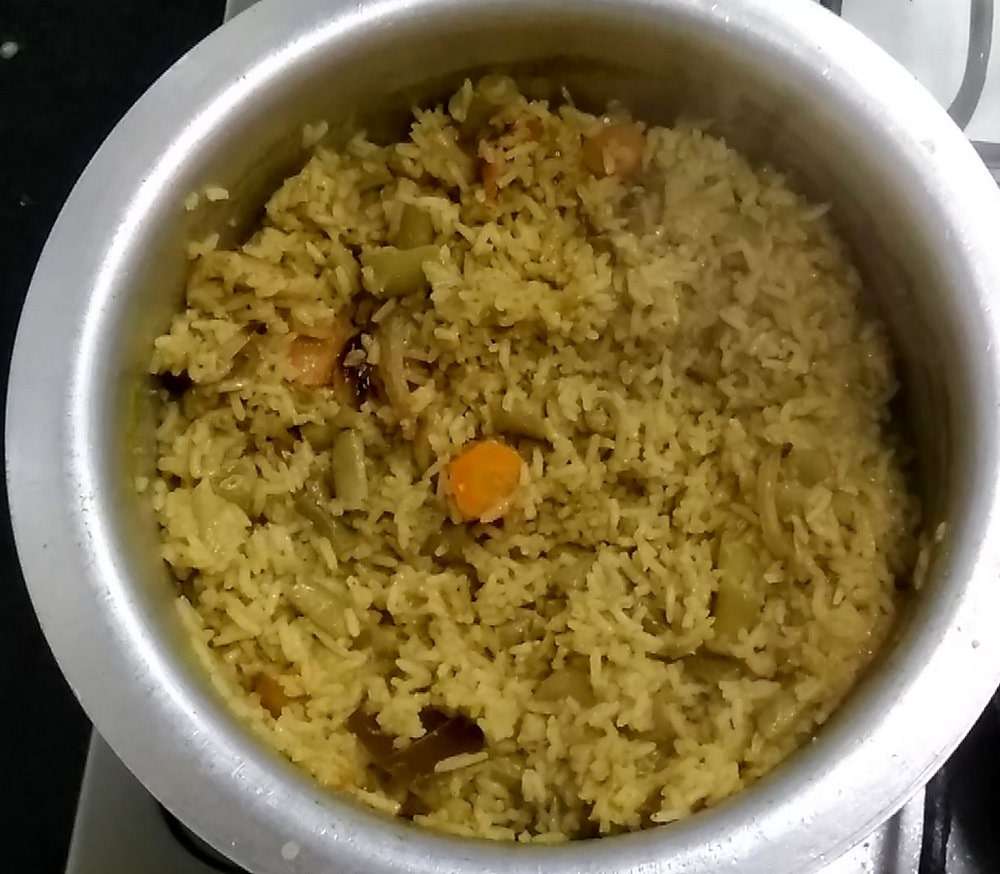 Vegetable Donne Biryani