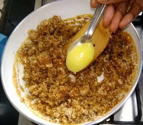 Coconut Ladoo with Jaggery