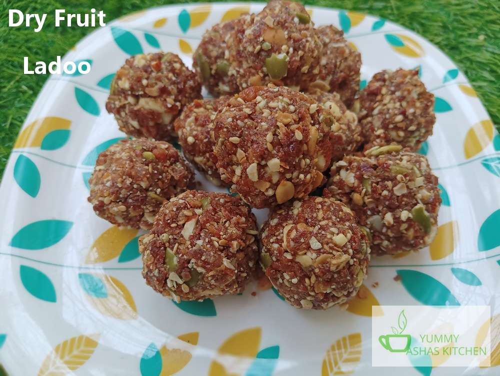 Dry Fruits and Seeds Laddu with Jaggery recipe