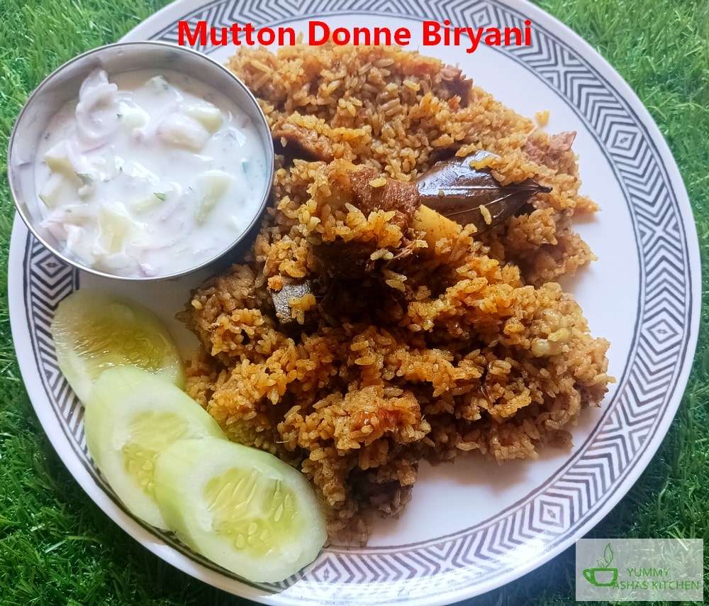 Mutton Donne Biryani Recipe