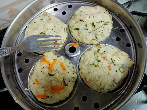 Recipe for Rava Idli