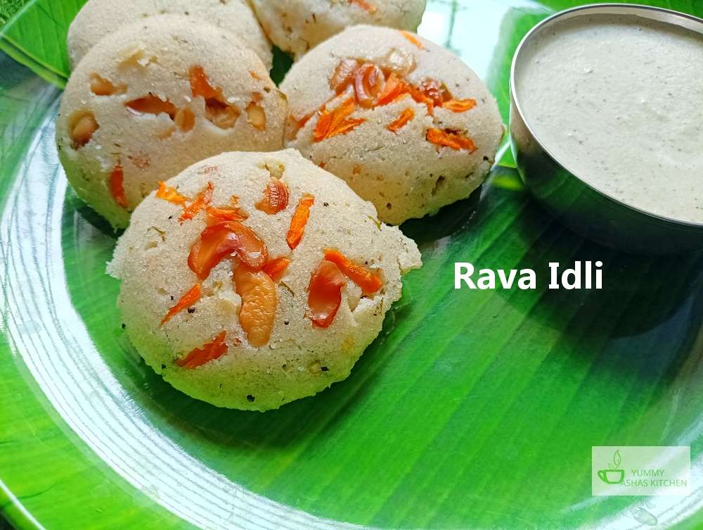 Recipe for Rava Idli