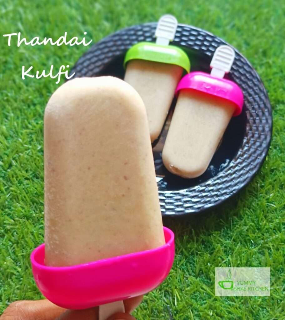 Thandai Kulfi Recipe