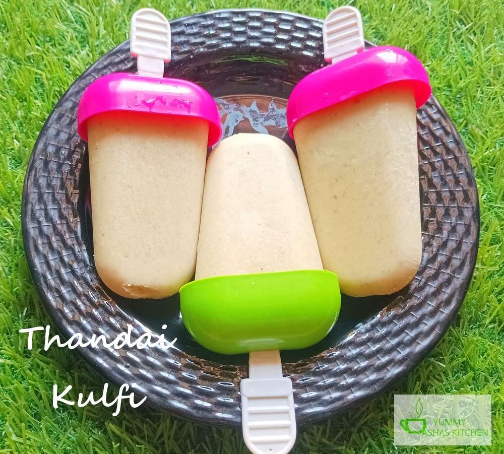 Thandai Kulfi Recipe